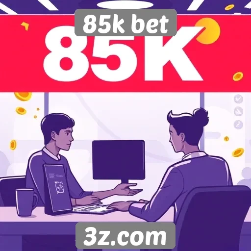 Funcionalidade do atendimento ao cliente no 85k bet